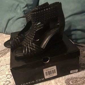 Torrid Shoes wedge heel 7W